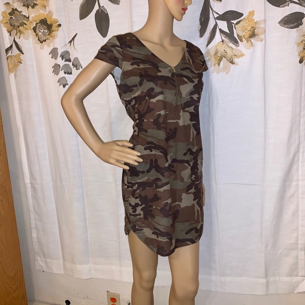 Fashion Nova Army Mini Dress